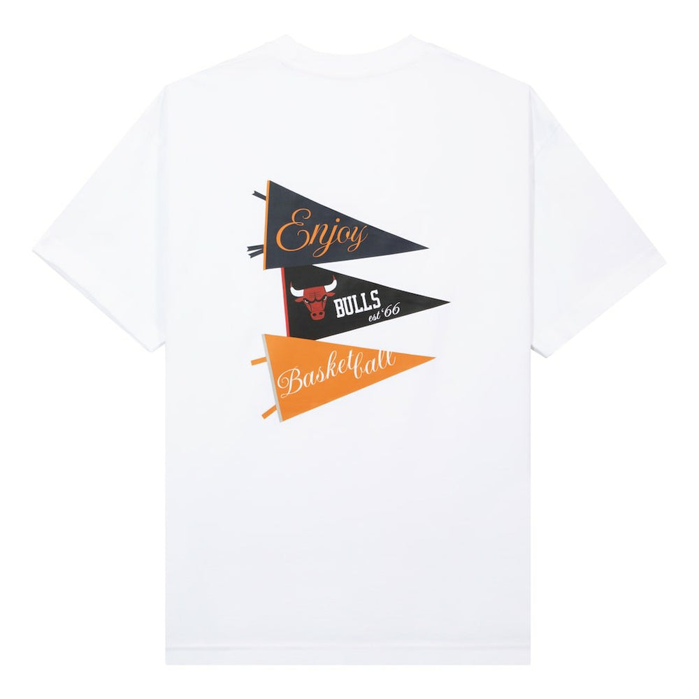 Enjoy Basketball x Chicago Bulls Unisex Hoop Enthusiast Capsule Collection T-Shirt - White - NBA