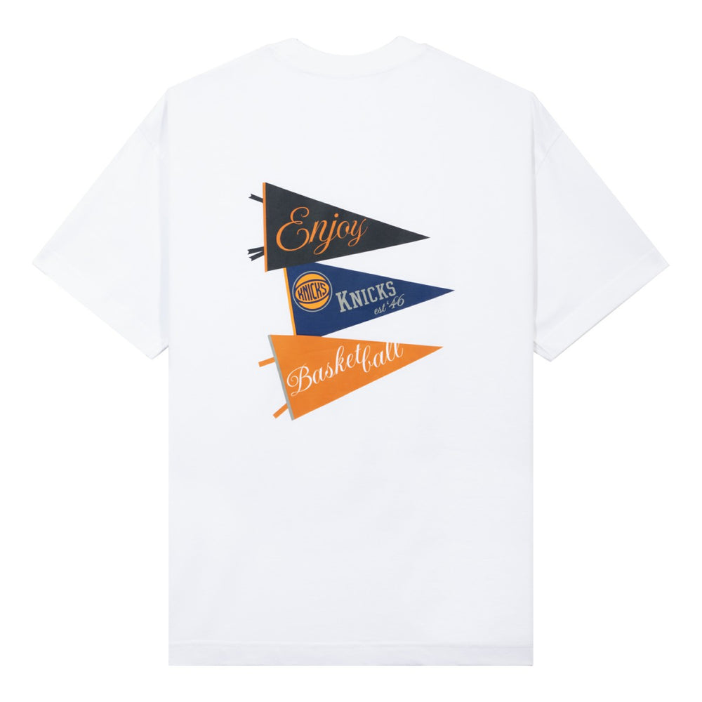 Enjoy Basketball x New York Knicks Unisex Hoop Enthusiast Capsule Collection T-Shirt - White - NBA