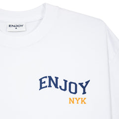 Enjoy Basketball x New York Knicks Unisex Hoop Enthusiast Capsule Collection T-Shirt - White - NBA