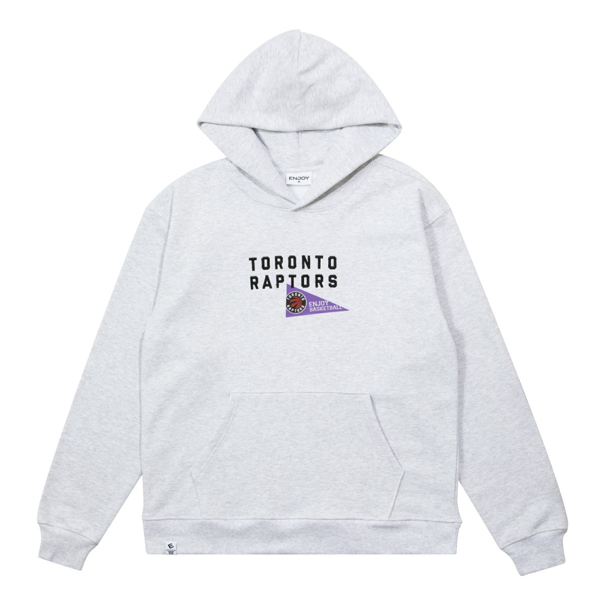 Enjoy Basketball x Toronto Raptors Unisex Hoop Enthusiast Capsule Collection Pullover Hoodie - Heather Gray - NBA