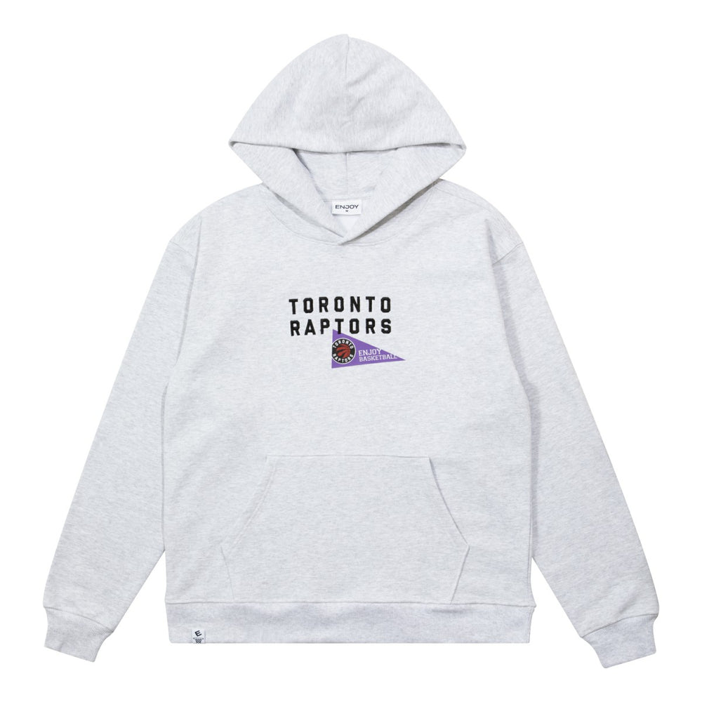 Enjoy Basketball x Toronto Raptors Unisex Hoop Enthusiast Capsule Collection Pullover Hoodie - Heather Gray - NBA