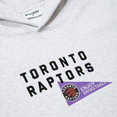 Enjoy Basketball x Toronto Raptors Unisex Hoop Enthusiast Capsule Collection Pullover Hoodie - Heather Gray - NBA