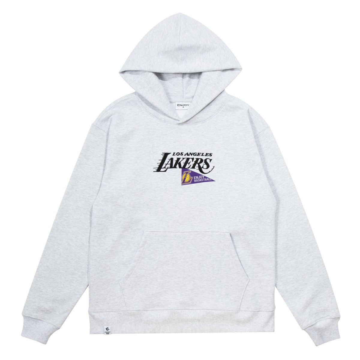 Enjoy Basketball x Los Angeles Lakers Unisex Hoop Enthusiast Capsule Collection Pullover Hoodie - Heather Gray - NBA