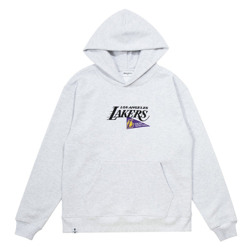 Enjoy Basketball x Los Angeles Lakers Unisex Hoop Enthusiast Capsule Collection Pullover Hoodie - Heather Gray - NBA