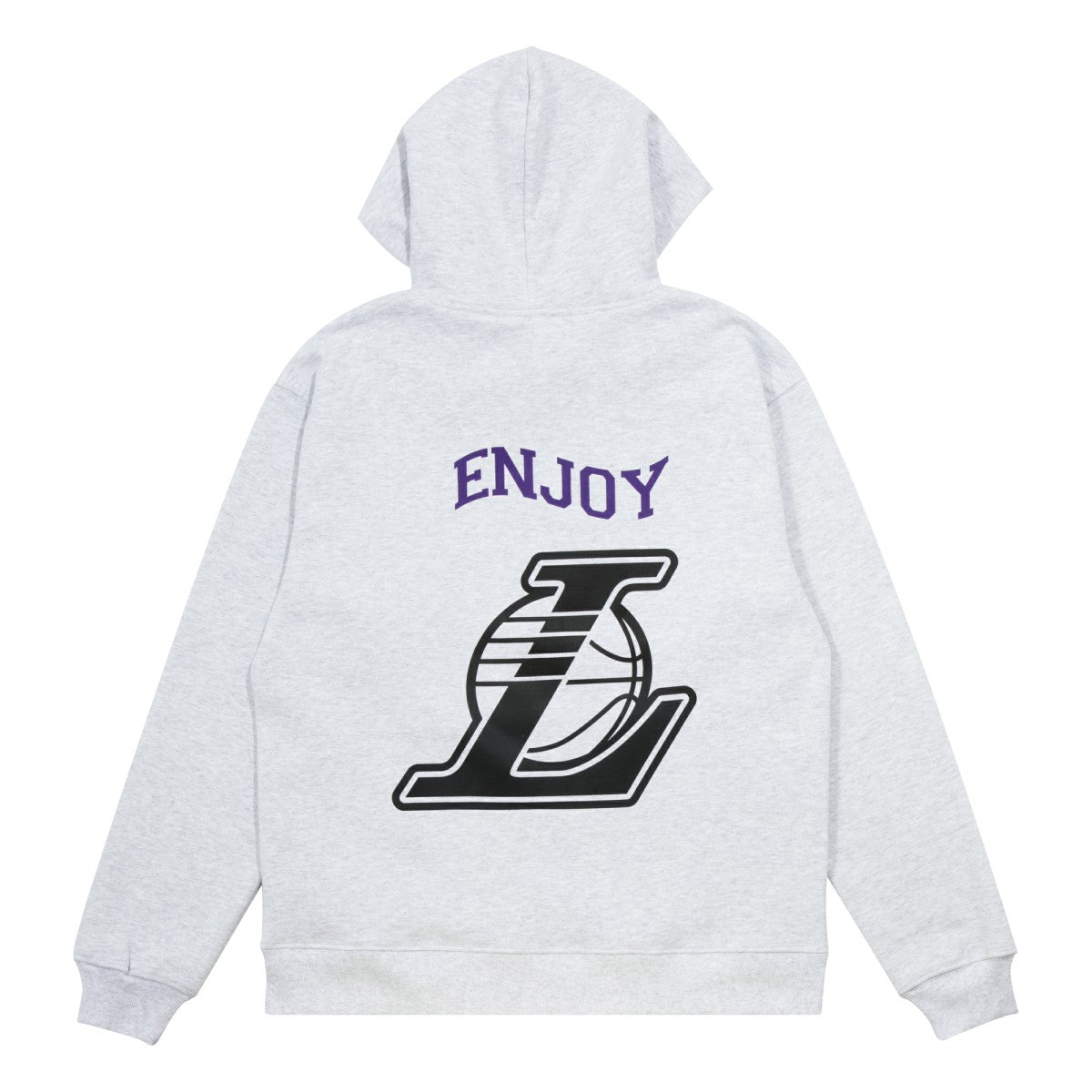Enjoy Basketball x Los Angeles Lakers Unisex Hoop Enthusiast Capsule Collection Pullover Hoodie - Heather Gray - NBA
