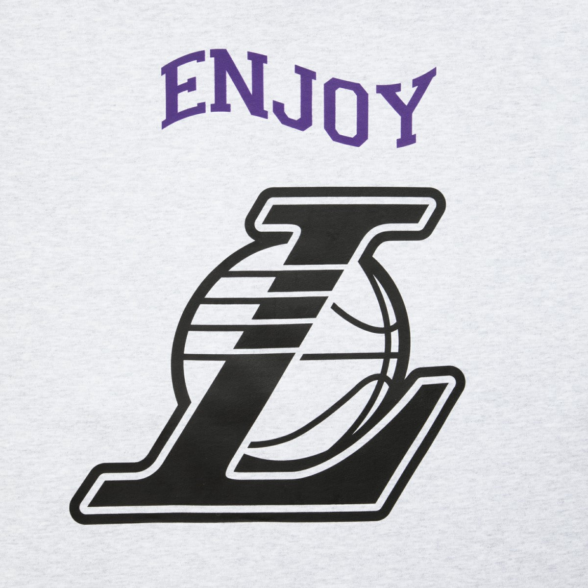 Enjoy Basketball x Los Angeles Lakers Unisex Hoop Enthusiast Capsule Collection Pullover Hoodie - Heather Gray - NBA