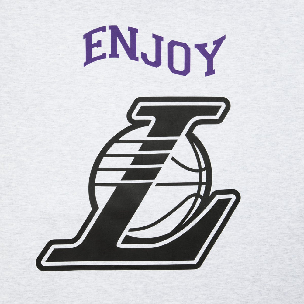 Enjoy Basketball x Los Angeles Lakers Unisex Hoop Enthusiast Capsule Collection Pullover Hoodie - Heather Gray - NBA