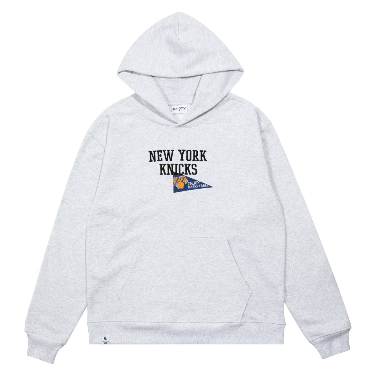 Enjoy Basketball x New York Knicks Unisex Hoop Enthusiast Capsule Collection Pullover Hoodie - Heather Gray - NBA