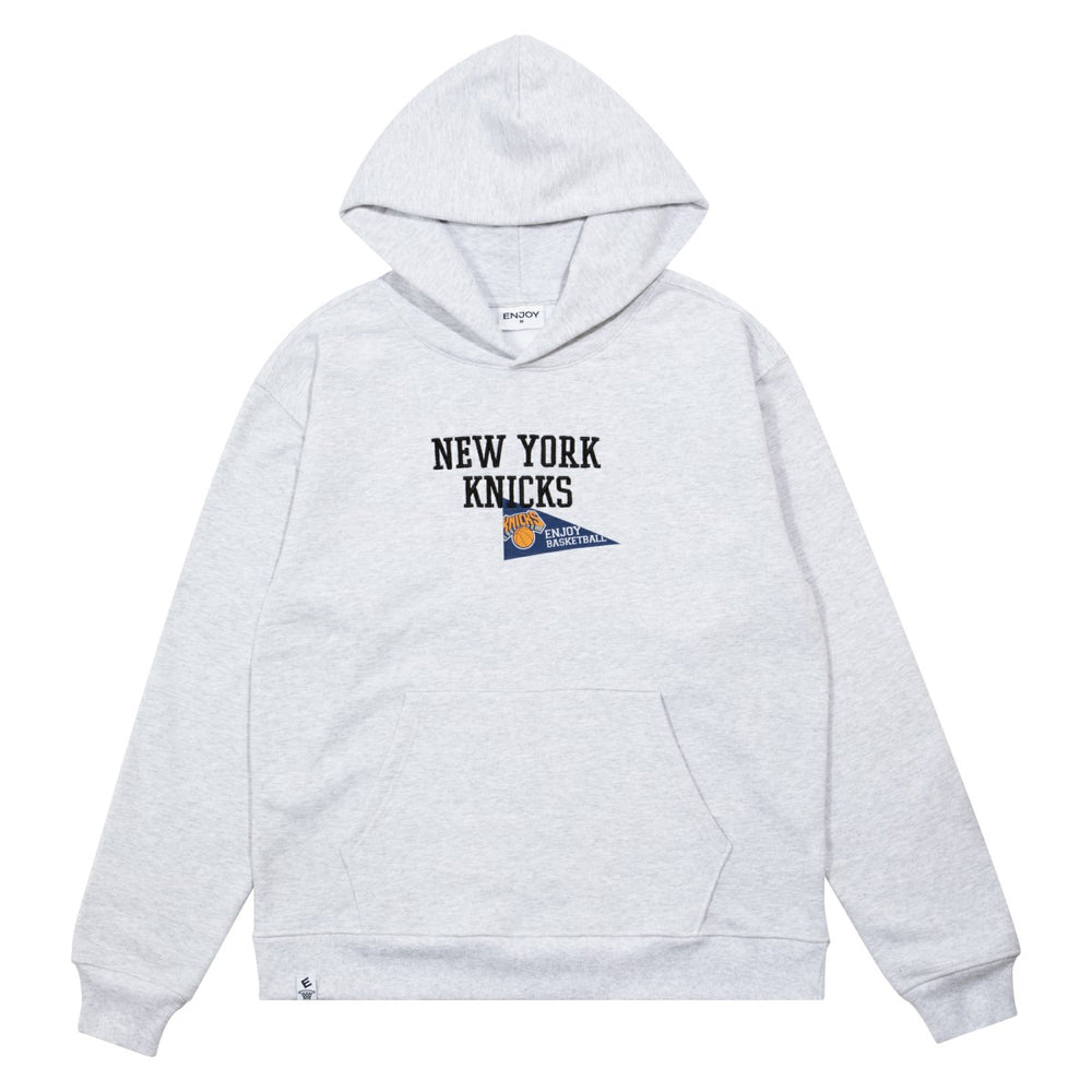 Enjoy Basketball x New York Knicks Unisex Hoop Enthusiast Capsule Collection Pullover Hoodie - Heather Gray - NBA