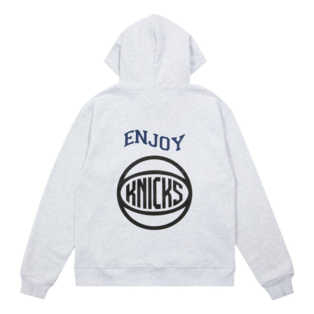 Enjoy Basketball x New York Knicks Unisex Hoop Enthusiast Capsule Collection Pullover Hoodie - Heather Gray - NBA