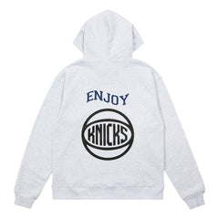 Enjoy Basketball x New York Knicks Unisex Hoop Enthusiast Capsule Collection Pullover Hoodie - Heather Gray - NBA