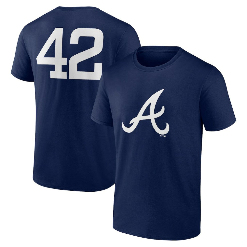 Atlanta Braves Jackie Robinson Day Name & Number T-Shirt - MLB