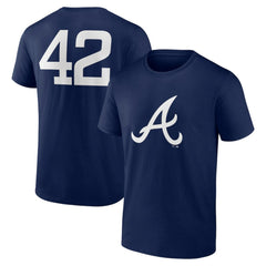 Atlanta Braves Jackie Robinson Day Name & Number T-Shirt - MLB