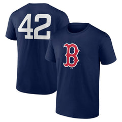Boston Red Sox Jackie Robinson Day Name & Number T-Shirt - MLB