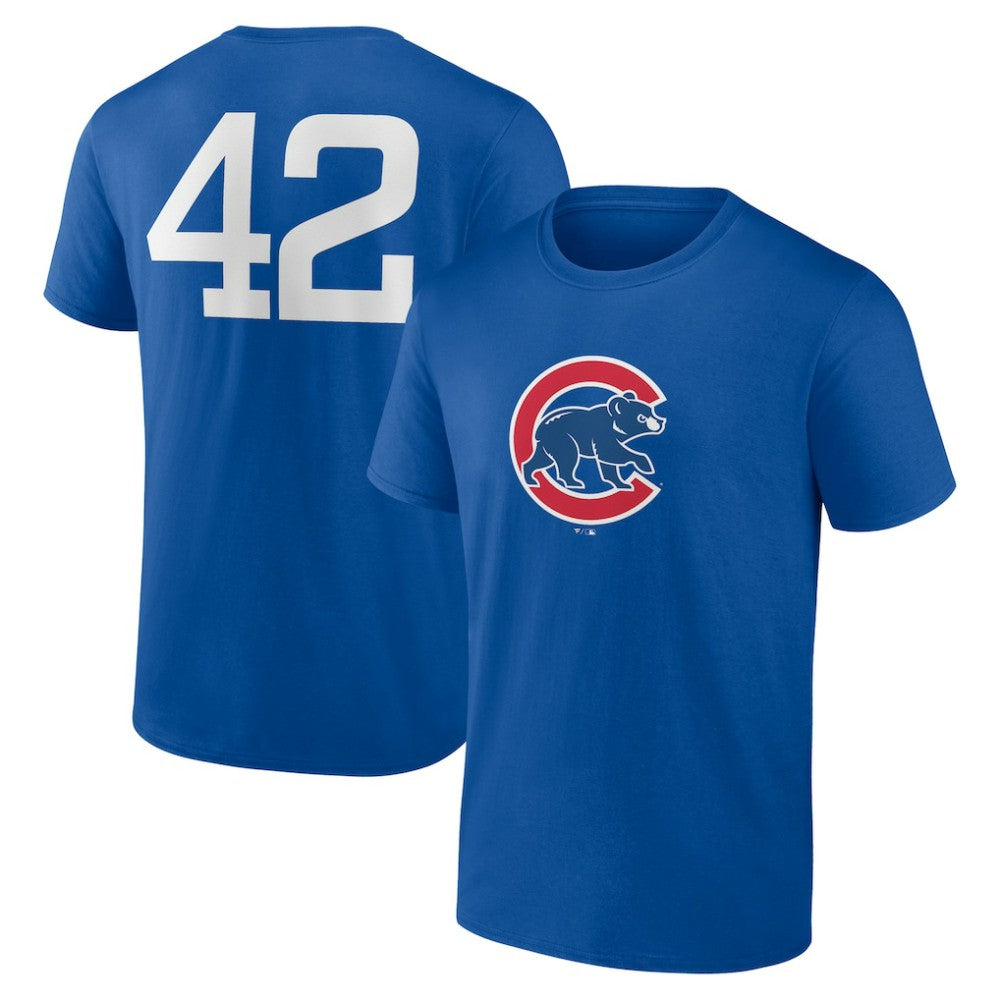 Chicago Cubs Jackie Robinson Day Name & Number T-Shirt - MLB