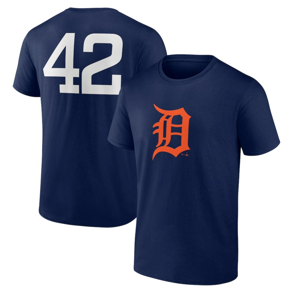 Detroit Tigers Jackie Robinson Day Name & Number T-Shirt - MLB
