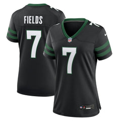 Justin Fields New York Jets Women's Alternate Game Jersey Black | Nike for Sale
