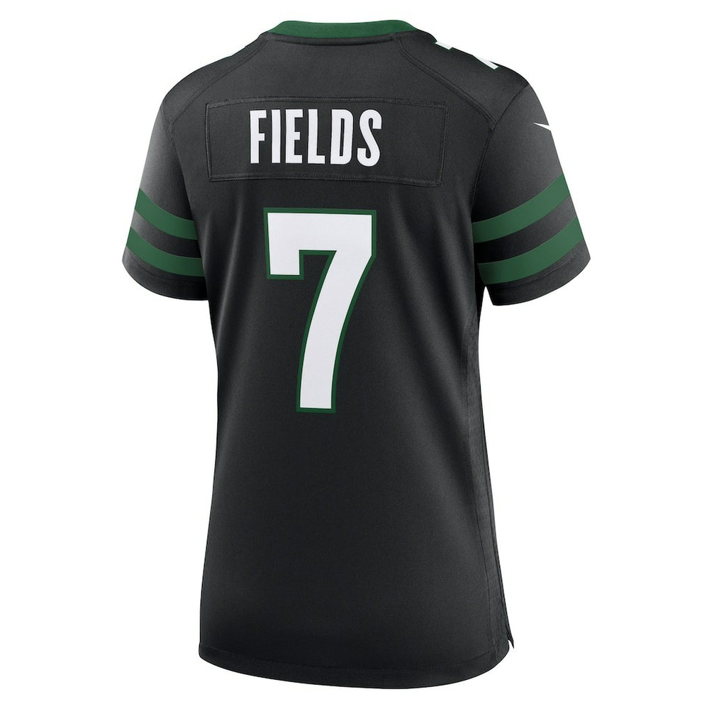 Justin Fields New York Jets Women's Alternate Game Jersey Black | Nike for Sale