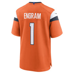 Evan Engram Denver Broncos Team Game Jersey Orange | Nike for Sale