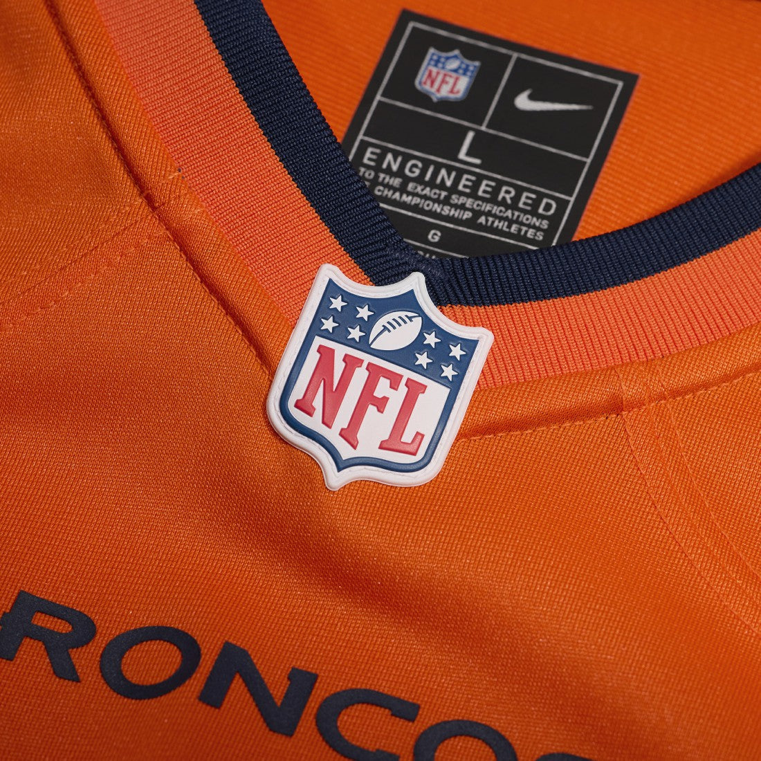 Evan Engram Denver Broncos Team Game Jersey Orange | Nike for Sale