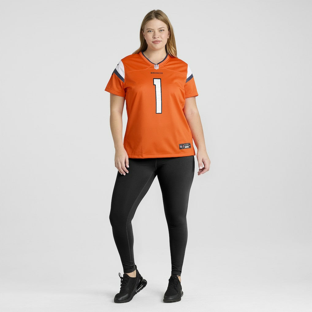 Evan Engram Denver Broncos Women's Team Game Jersey Orange | Nike for Sale