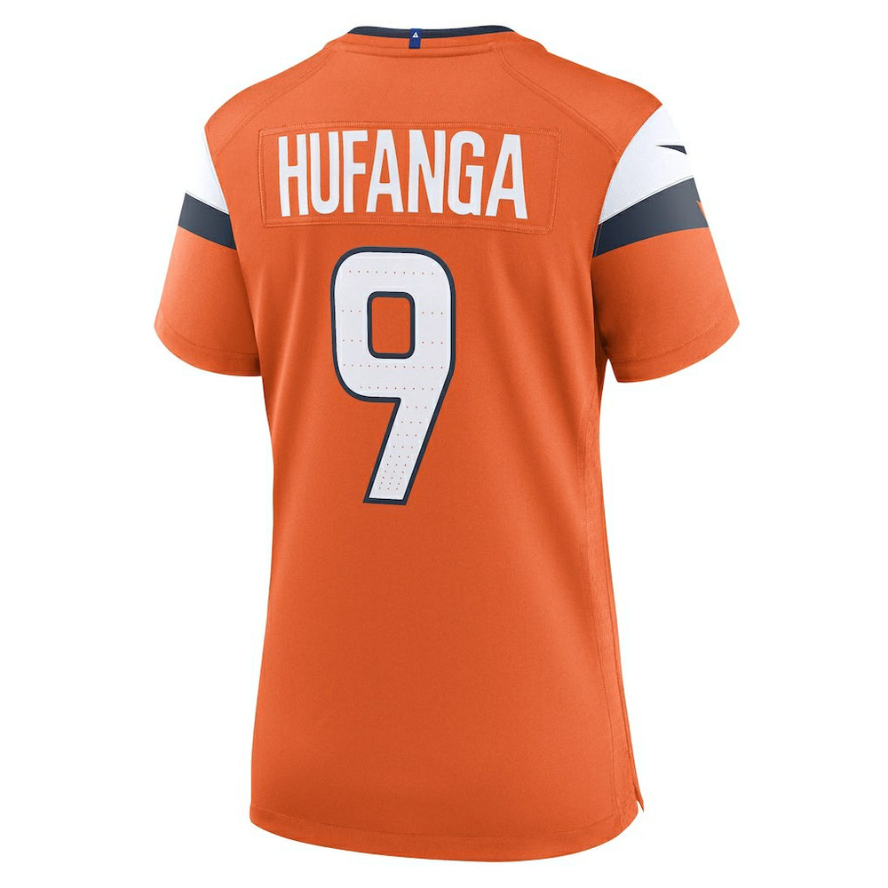 Talanoa Hufanga Denver Broncos Women's Team Game Jersey Orange | Nike for Sale