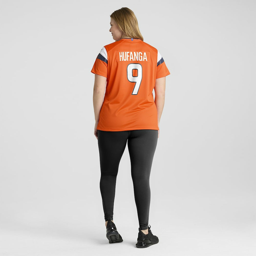 Talanoa Hufanga Denver Broncos Women's Team Game Jersey Orange | Nike for Sale