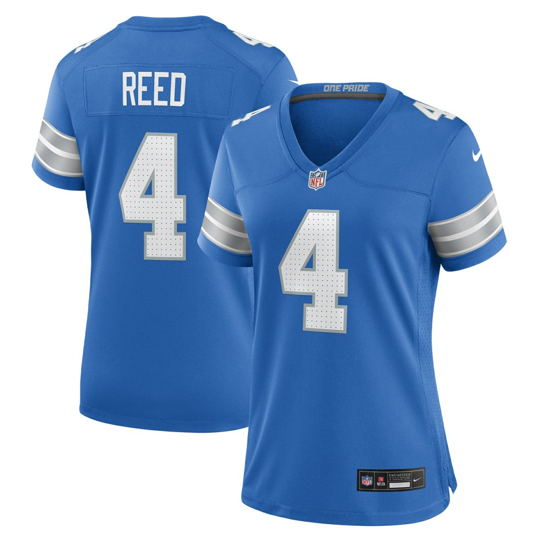 D.J. Reed Detroit Lions Women's Team Game Jersey Blue | Nike for Sale
