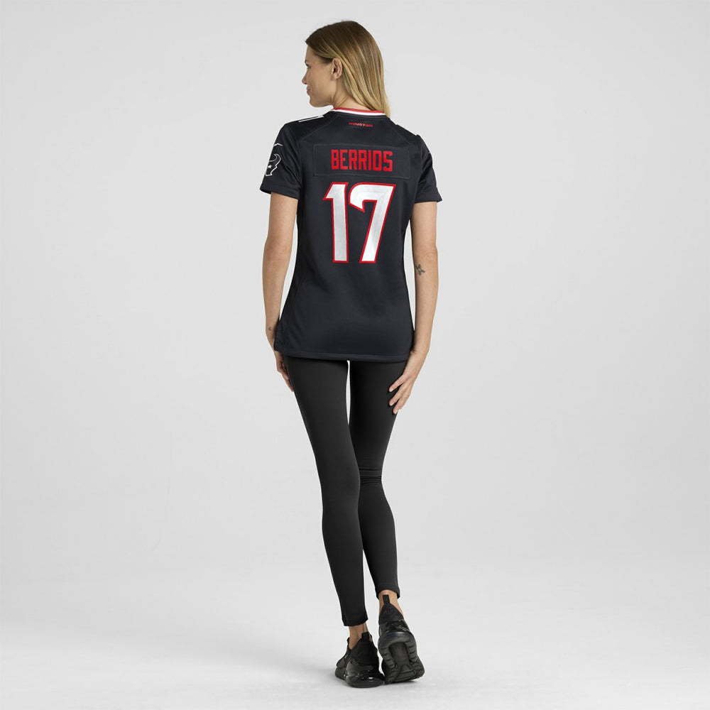 Braxton Berrios Houston Texans Women's Team Game Jersey Navy | Nike for Sale