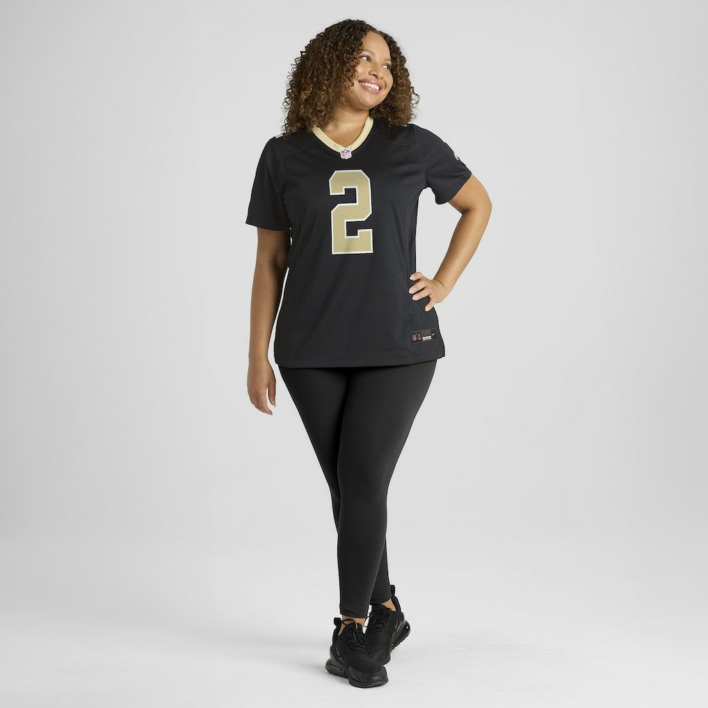 Spencer Rattler New Orleans Saints Women's Team Game Jersey Black | Nike for Sale