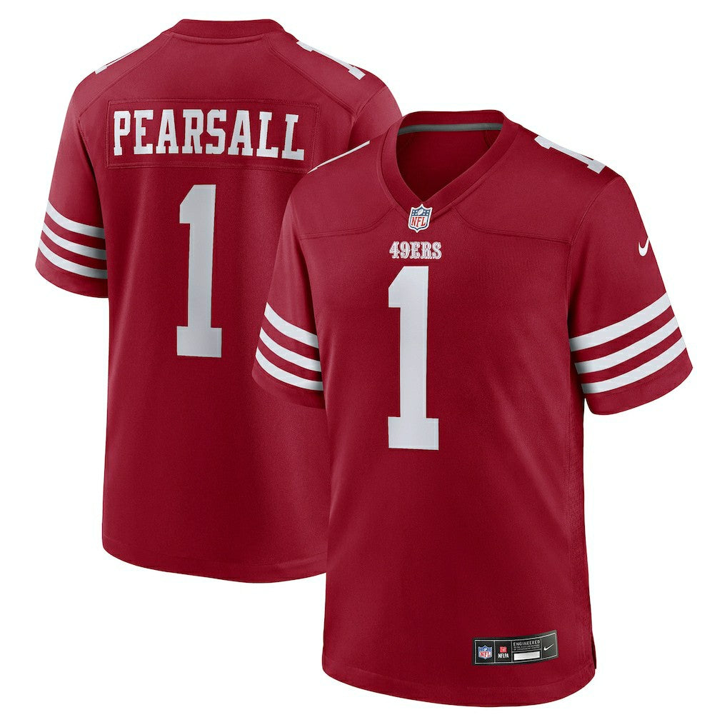 Ricky Pearsall San Francisco 49ers Team Game Jersey Scarlet | Nike for Sale