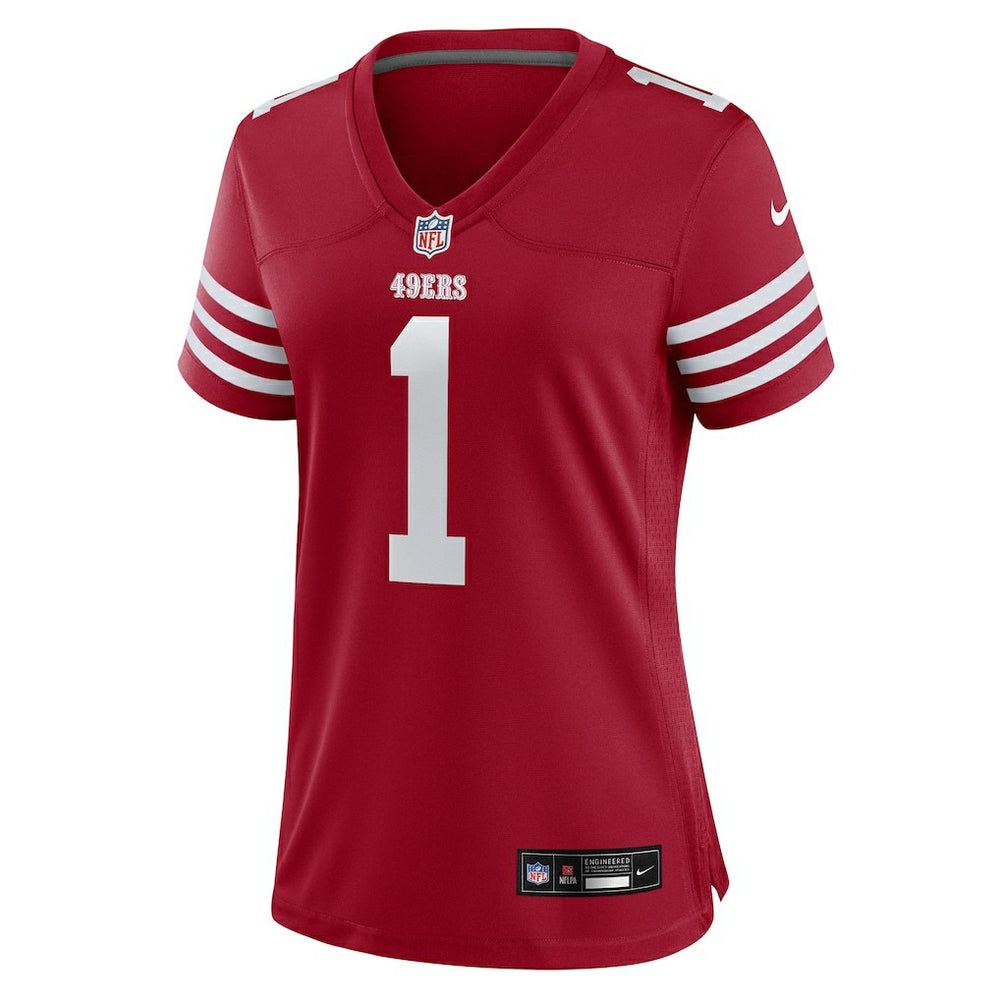 Ricky Pearsall San Francisco 49ers Women's Team Game Jersey Scarlet | Nike for Sale