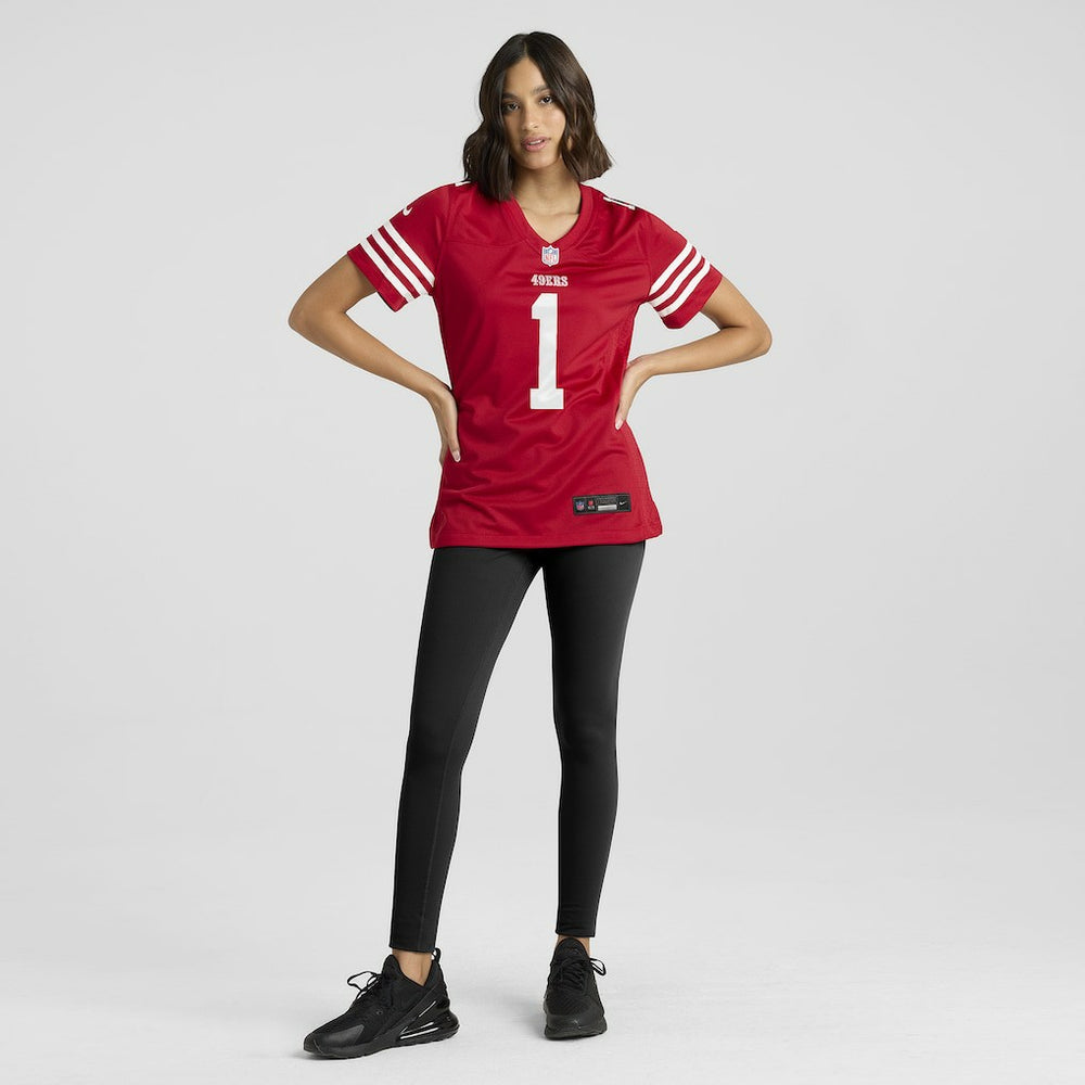 Ricky Pearsall San Francisco 49ers Women's Team Game Jersey Scarlet | Nike for Sale
