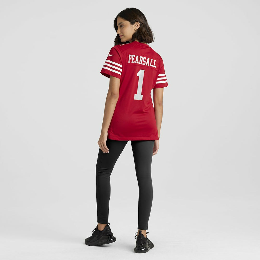 Ricky Pearsall San Francisco 49ers Women's Team Game Jersey Scarlet | Nike for Sale
