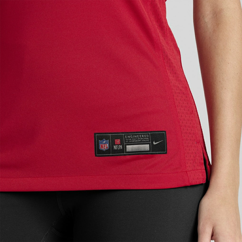 Mac Jones San Francisco 49ers Women's Team Game Jersey Scarlet | Nike for Sale