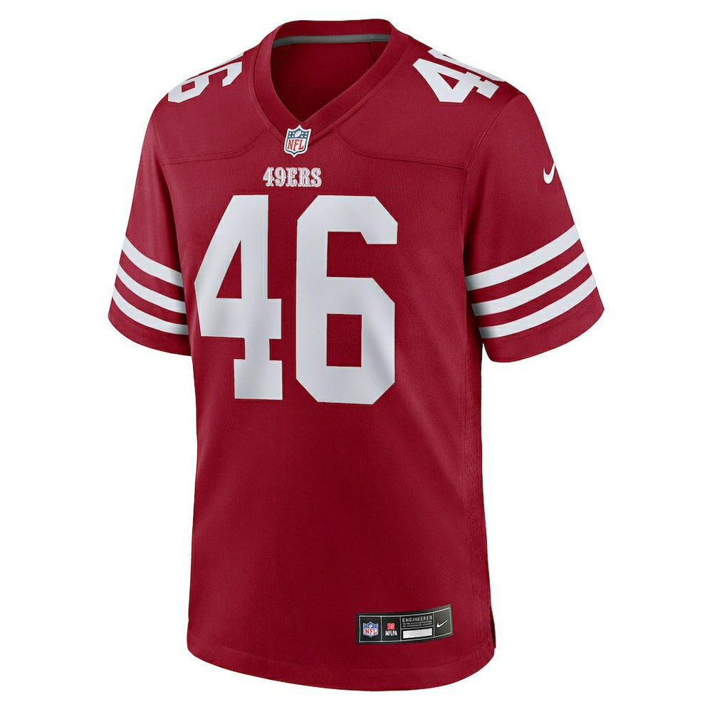 Jon Weeks San Francisco 49ers Team Game Jersey Scarlet | Nike for Sale