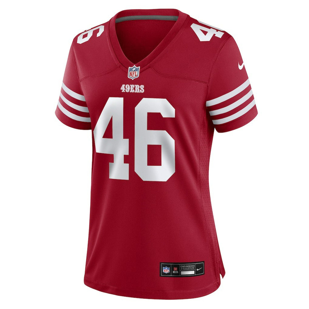 Jon Weeks San Francisco 49ers Women's Team Game Jersey Scarlet | Nike for Sale