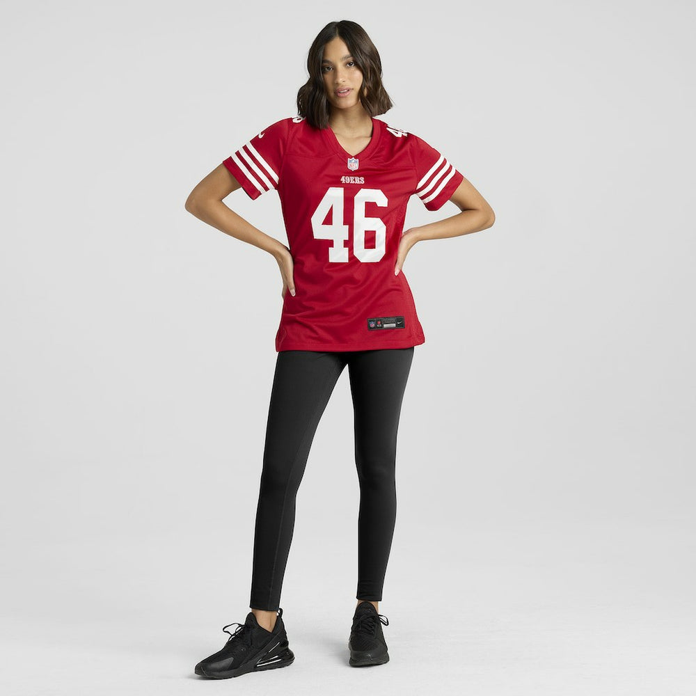 Jon Weeks San Francisco 49ers Women's Team Game Jersey Scarlet | Nike for Sale