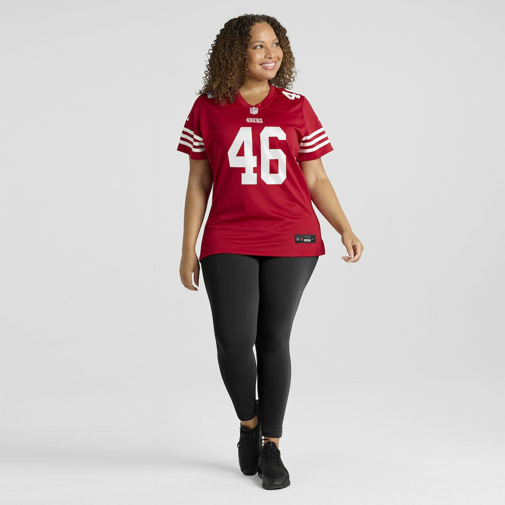 Jon Weeks San Francisco 49ers Women's Team Game Jersey Scarlet | Nike for Sale