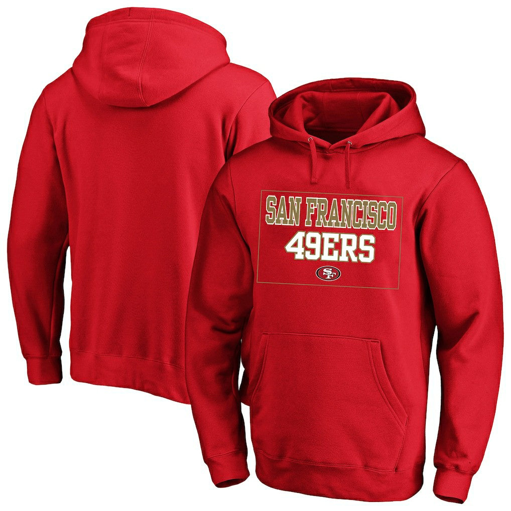 San Francisco 49ers Big & Tall Fleece Hoodie Scarlet | Fanatics