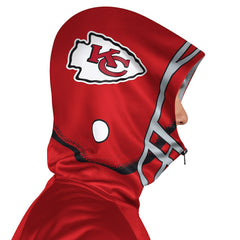Kansas City Chiefs Pro Player Helmet Full-Zip Hooded Track Jacket Red/Gold | NFL