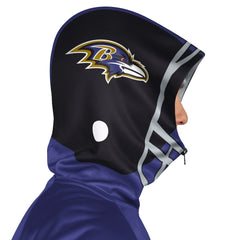 Baltimore Ravens Pro Player Helmet Full-Zip Hooded Track Jacket Purple/Black | NFL