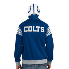 Indianapolis Colts Pro Player Helmet Full-Zip Hooded Track Jacket Royal/White | NFL
