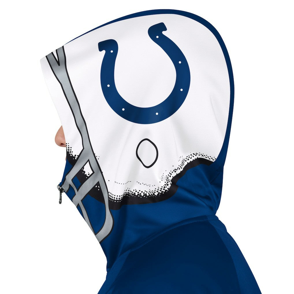 Indianapolis Colts Pro Player Helmet Full-Zip Hooded Track Jacket Royal/White | NFL