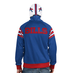 Buffalo Bills Pro Player Helmet Full-Zip Hooded Track Jacket Royal/White | NFL