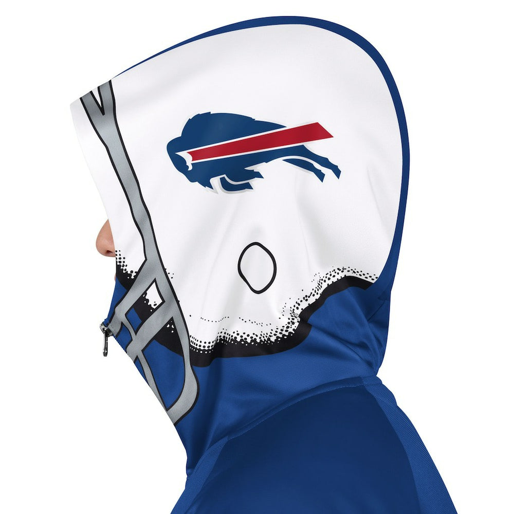 Buffalo Bills Pro Player Helmet Full-Zip Hooded Track Jacket Royal/White | NFL