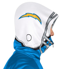 Los Angeles Chargers Pro Player Helmet Full-Zip Hooded Track Jacket Powder Blue/White | NFL