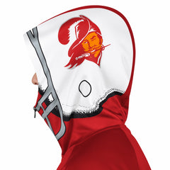 Tampa Bay Buccaneers Pro Player Retro Helmet Full-Zip Hooded Track Jacket Red/Orange | NFL