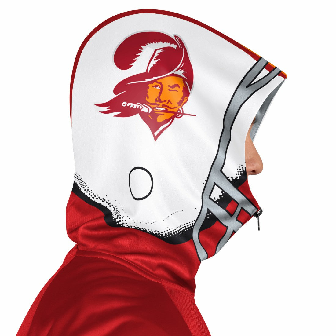 Tampa Bay Buccaneers Pro Player Retro Helmet Full-Zip Hooded Track Jacket Red/Orange | NFL