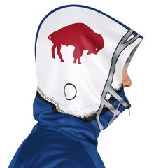 Buffalo Bills Pro Player Retro Helmet Full-Zip Hooded Track Jacket Royal/Red | NFL